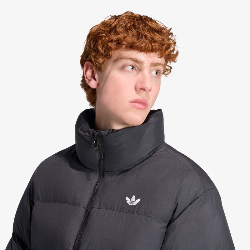 puchowa adidas Stand Collar Regen Jacket Black