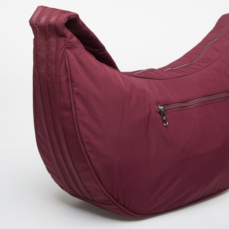 adidas Everyday Icons Crossbody Bag Half Moon Maroon