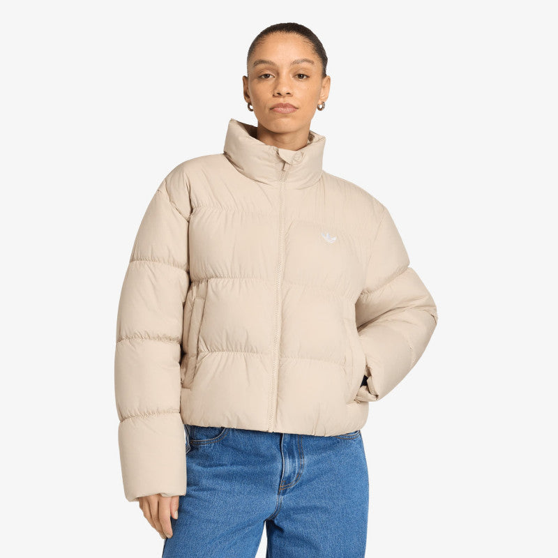 puchowa adidas Short Padded Jacket Khaki Three