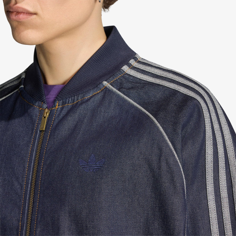adidas SST Adicolor Denim Tracktop Indigo Denim