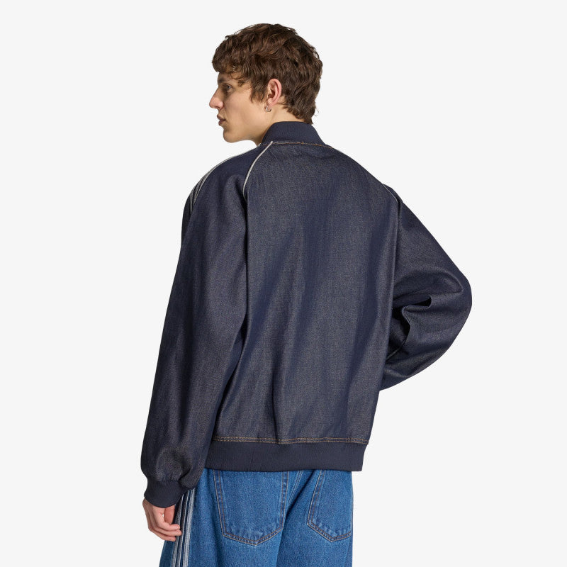 adidas SST Adicolor Denim Tracktop Indigo Denim