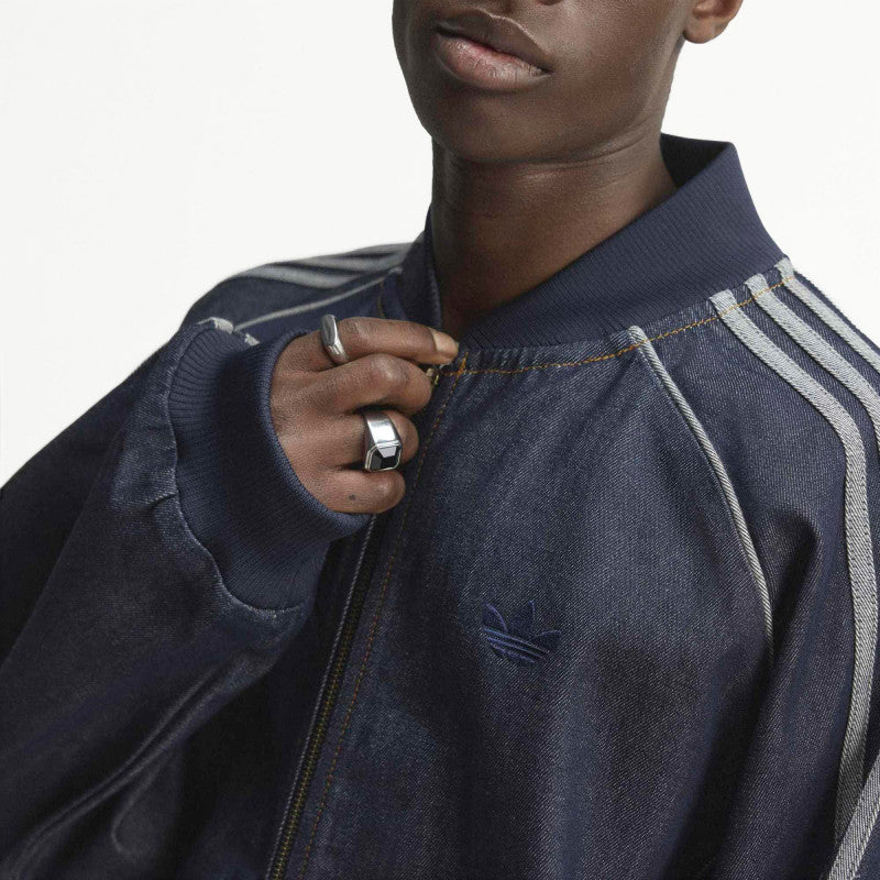 adidas SST Adicolor Denim Tracktop Indigo Denim