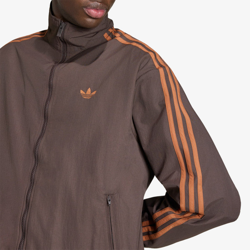 adidas Firebird Woven Track Top Aurora Coffee