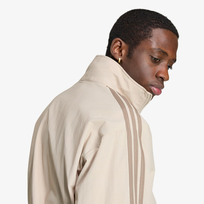 adidas Firebird Woven Track Top Khaki Three