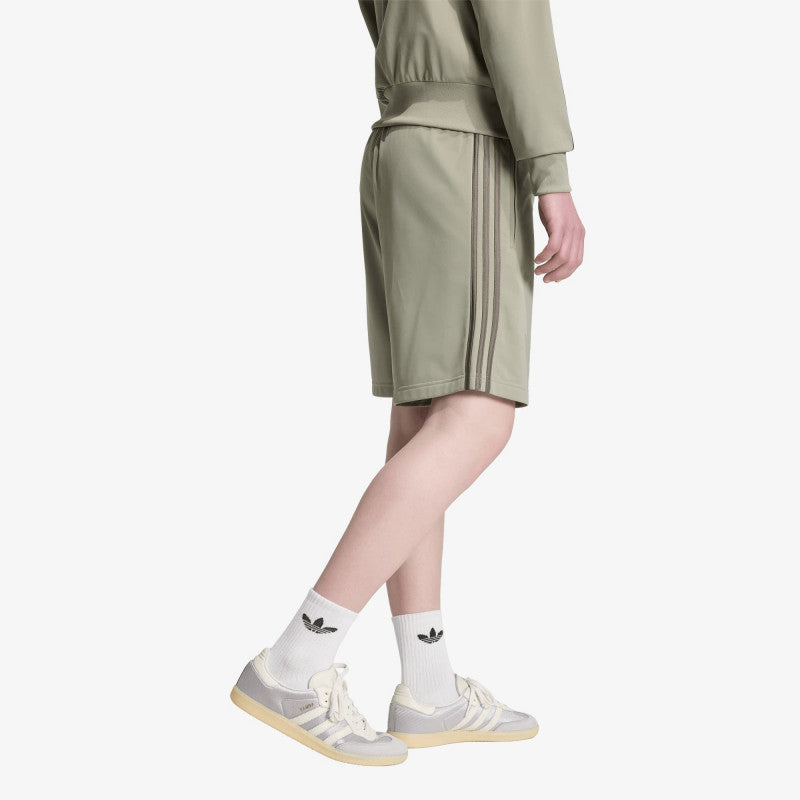 adidas Firebird Shorts Silver Pebble