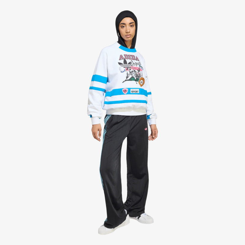 adidas Archive Sweater Baseball White/ Bright Blue
