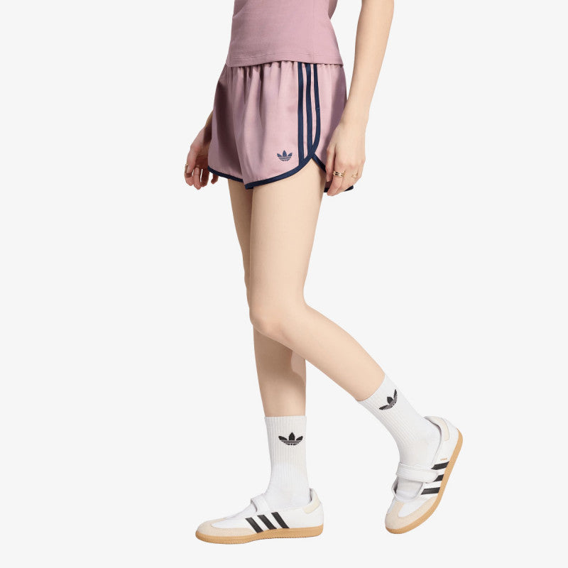 adidas Satin 3s Sprinter Short Magic Mauve/ Night Indigo