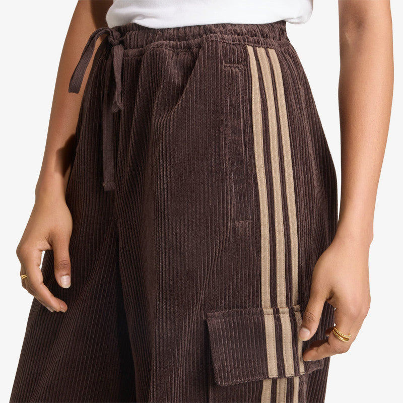 adidas Corduroy 3S Cargo Pants Aurora Coffee/ Khaki Six