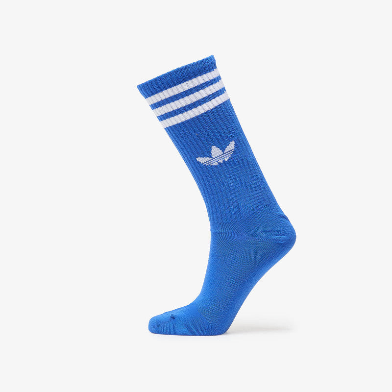 adidas 3-Stripes High Crew Socks 3 Pairs Blue/ Better Scarlet/ Green