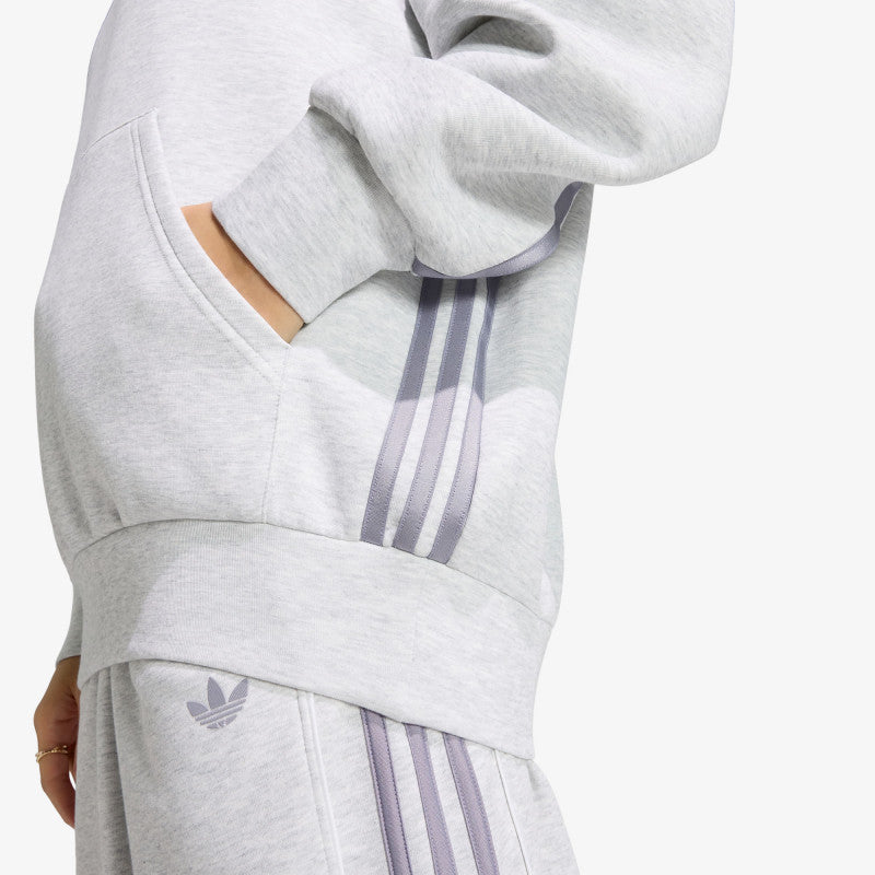 adidas Spacer Hoodie Light Grey Heather/ Reflective Silver/ Lgh Solid Grey