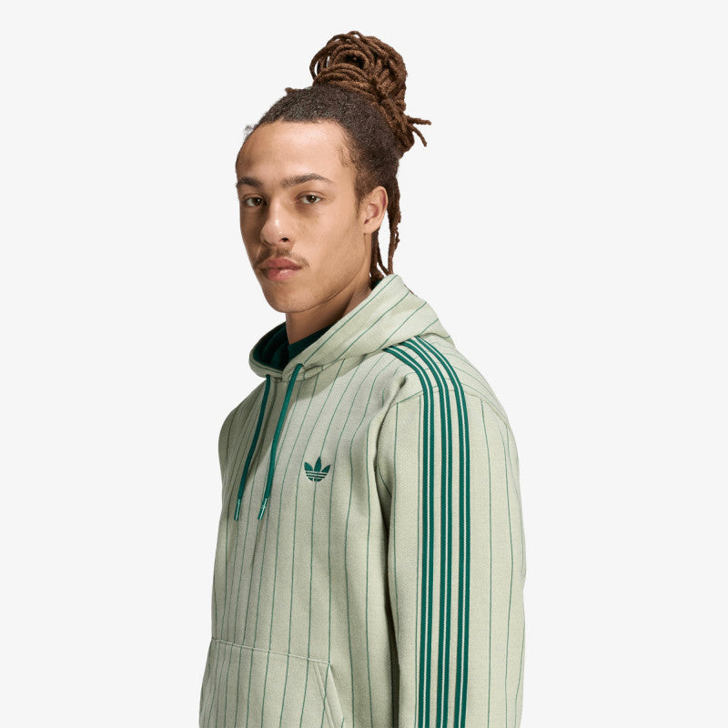 adidas Pinstripes Hoodie Warm Vanilla