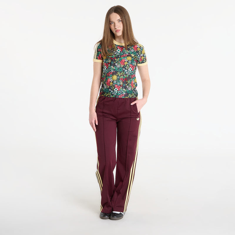 adidas Firebird Loose Track Tracksuit Bottoms Maroon