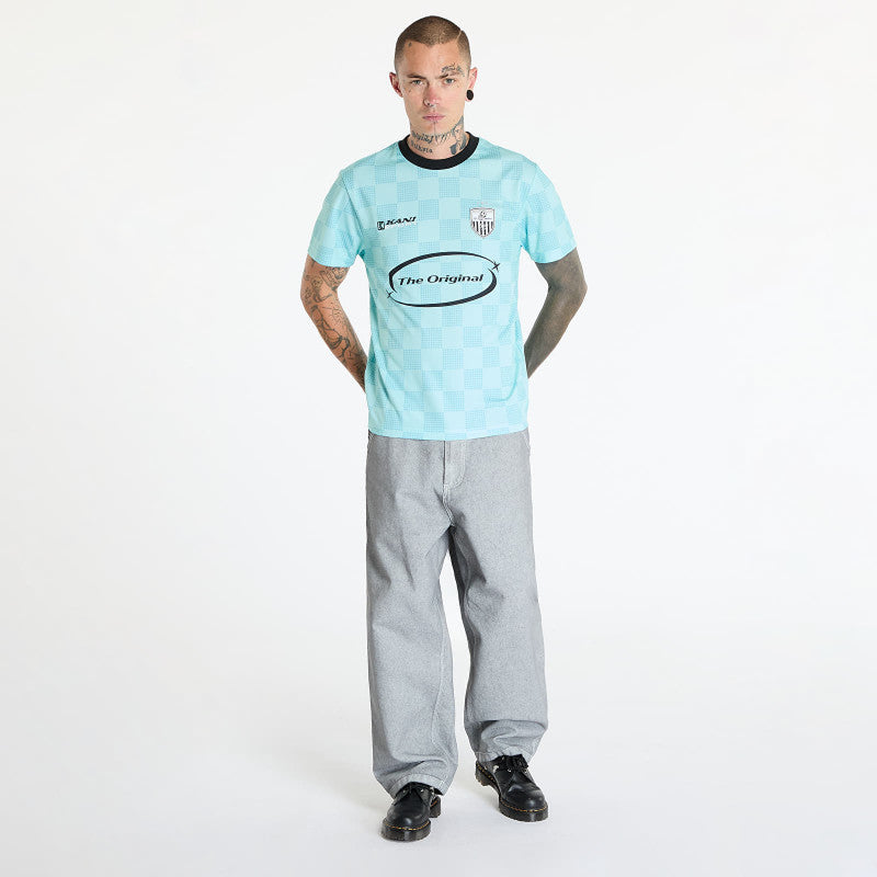 Karl Kani OG Sport Star Check Trikot Light Blue/ Black