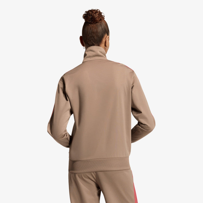 adidas Firebird Track Top Loose Khaki Six/ Power Pink
