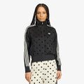 adidas Satin Polka Dots Tt Track Top Black