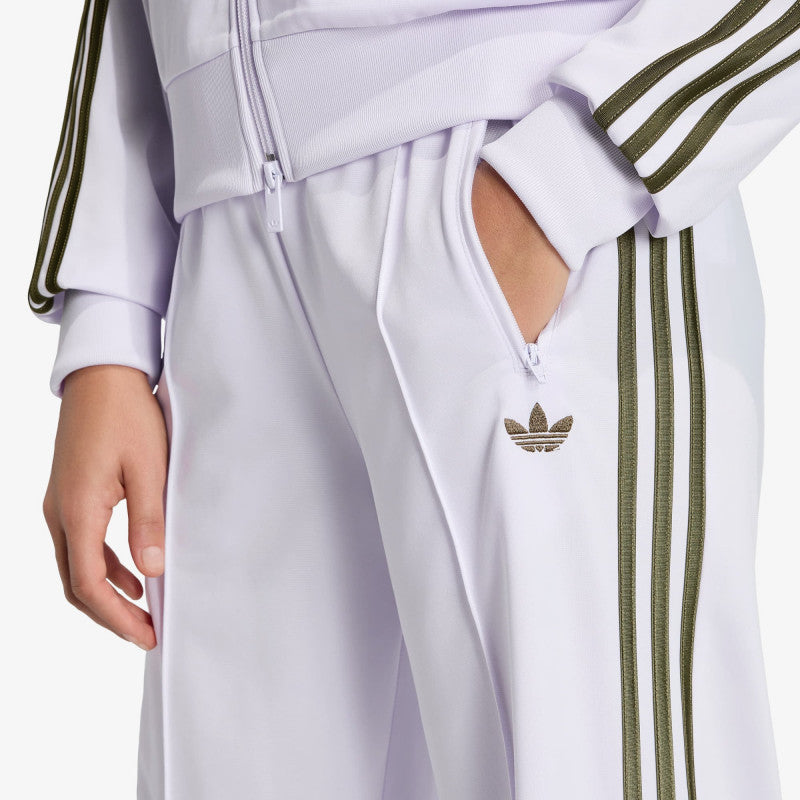 adidas Firebird Loose Tracksuit Pants Frozen Purple/ Olive Strata