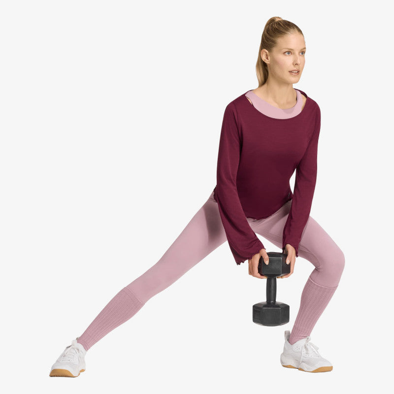 adidas Motion Long Sleeve Maroon