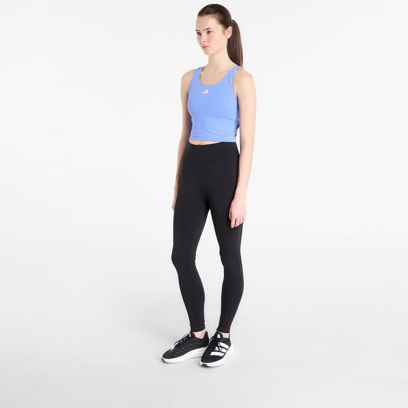 adidas 3 Stripes Studio All Me Light Support Tank Top Blue Fusion