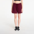 adidas 3 Stripes Studio Fleece Loose Shorts Maroon