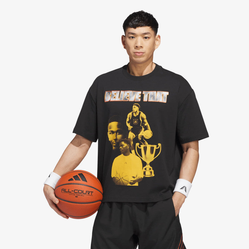 adidas Anthony Edwards Bling Tee Black