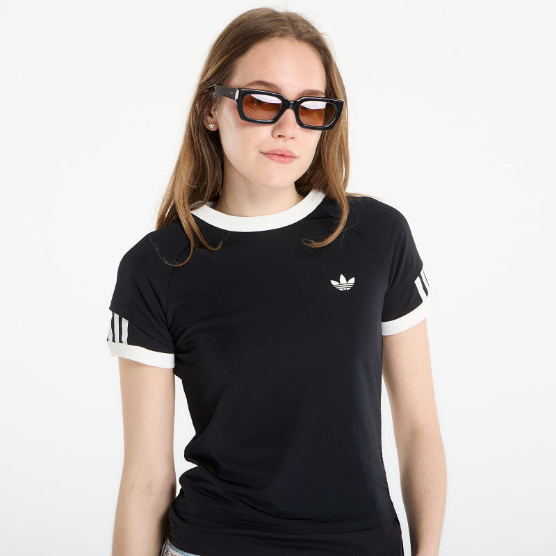 adidas Double Layered Cali T-Shirt Black/ Black