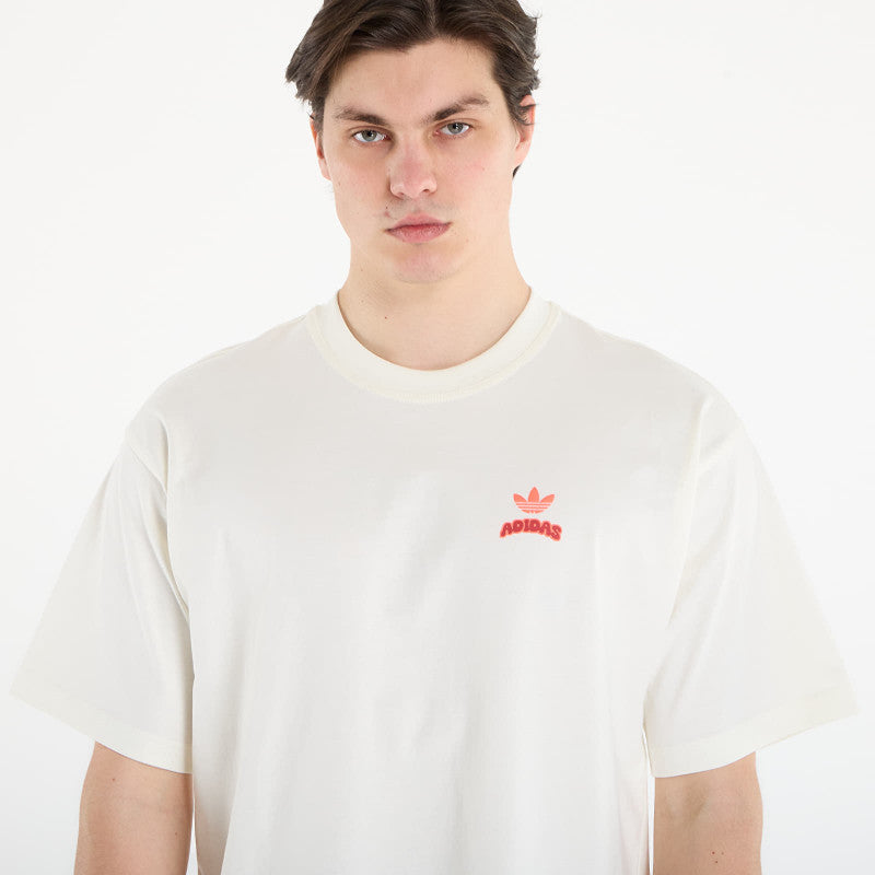 adidas Pixelated Burget Character Graphic T-Shirt Off White