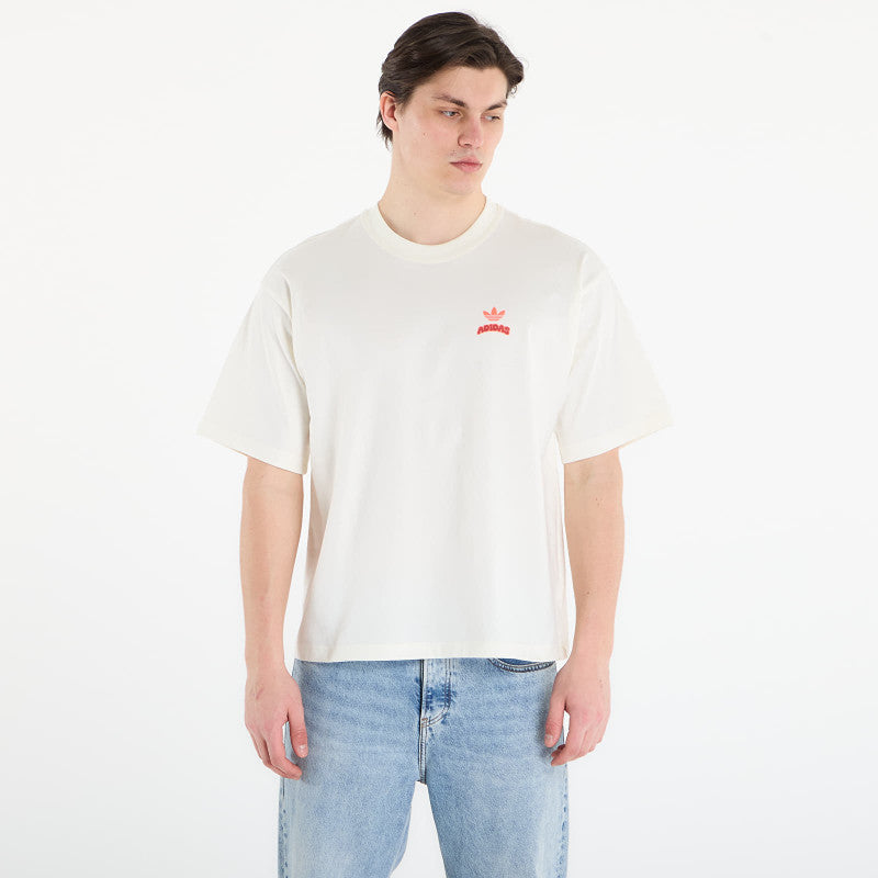 adidas Pixelated Burget Character Graphic T-Shirt Off White