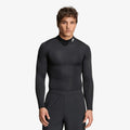 adidas Techfit Compression Training Mock Neck Long Sleeve T-Shirt Black