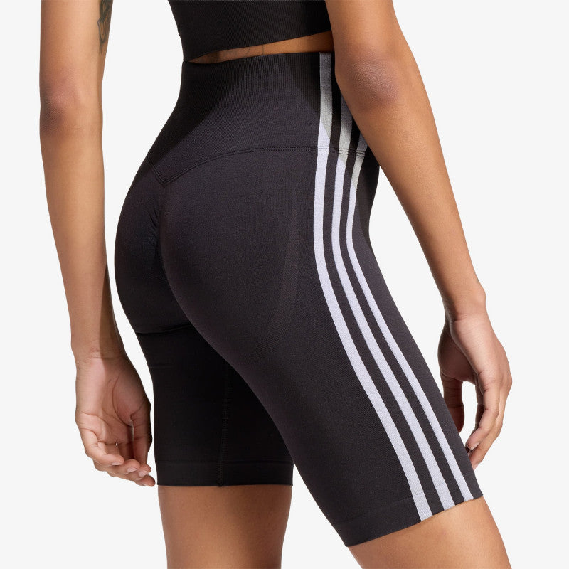 adidas Essentials 3-Stripes Seamless Shorts 5 Inch Black