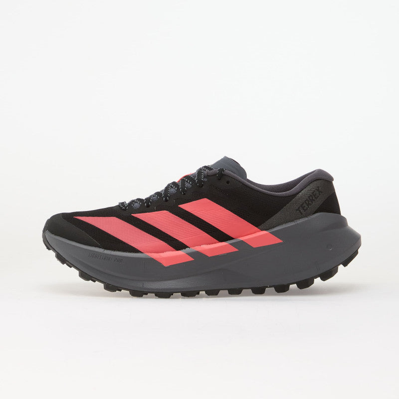 adidas TERREX Agravic SL Trail Running Core Black/ Solar Turbo/ Aurora Onix 40