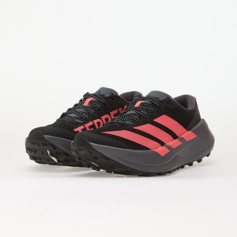 adidas TERREX Agravic SL Trail Running Core Black/ Solar Turbo/ Aurora Onix 40