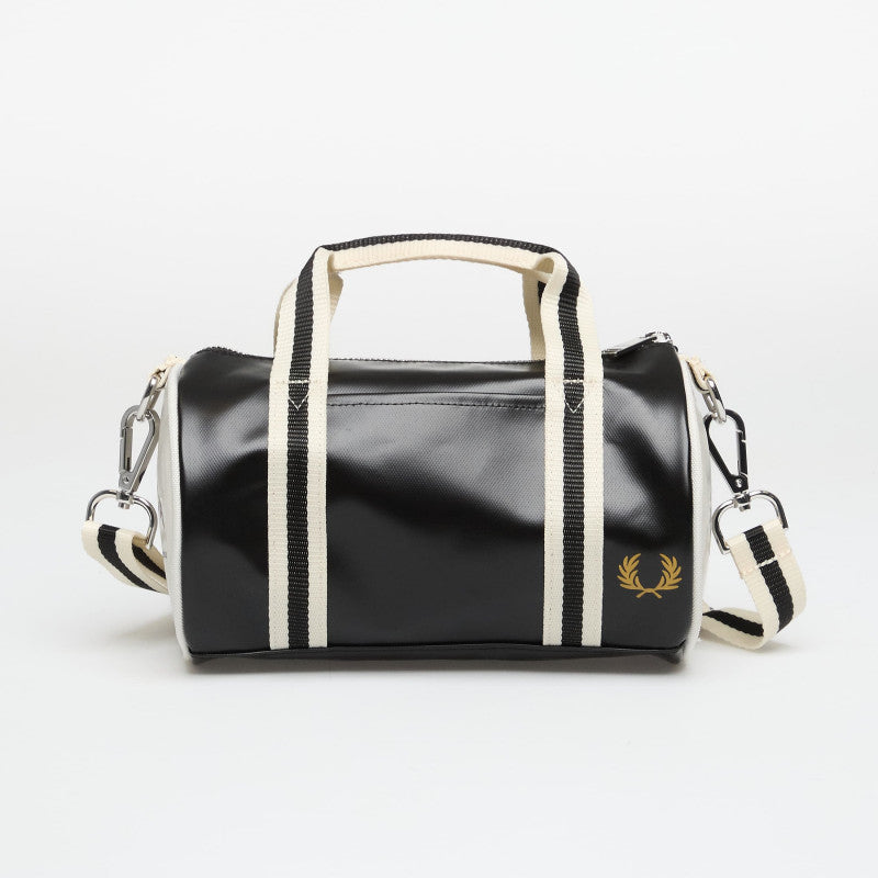Fred Perry Classic Mini Barrel Bag Black/ Ecru