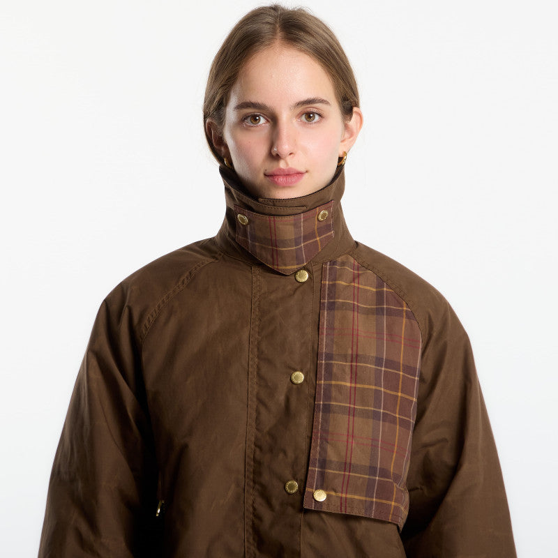 Barbour Truro Casual Jacket Bark/ Muted/ Mixed Tartan