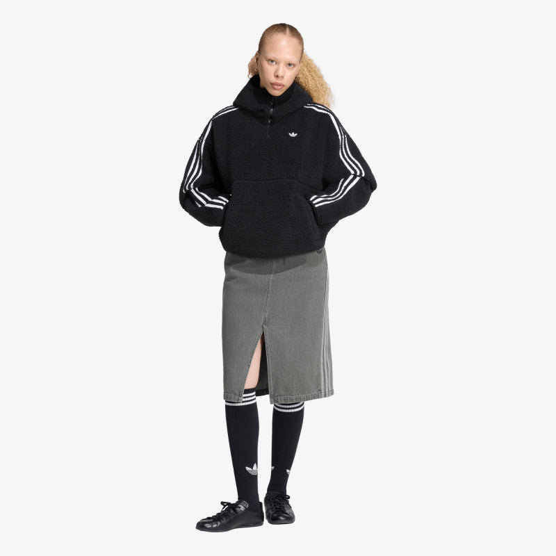 adidas Adiluna Season 2 x Jennie Fleece Hoodie Jacket Black