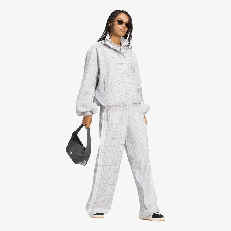 adidas Loose Check Track Pants Dash Grey