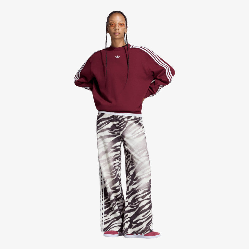 adidas Lace 3 Stripes Crew Shadow Red