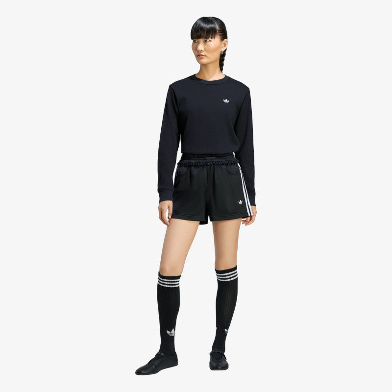 adidas Pleated Firebird Shorts Black