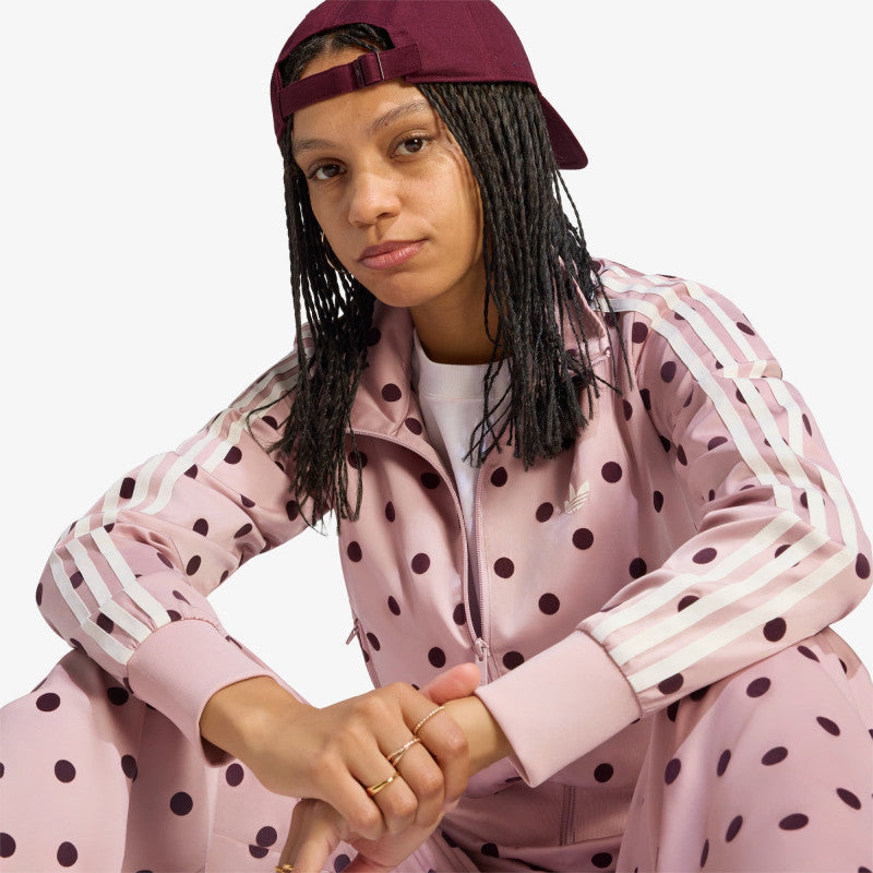 adidas Satin Polka Dots Tt Track Top Dual Lilac