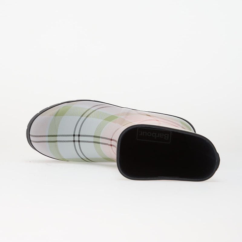 Barbour Banbury Wellington Boots Cherry Blossom Tartan