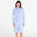 Sukienka Calvin Klein Jeans Yarndye Cotton Poplin Shirtdress Blue Descent Two Color Wide Stripe