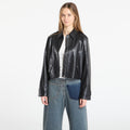 Calvin Klein Jeans Leather Moto Jacket Black