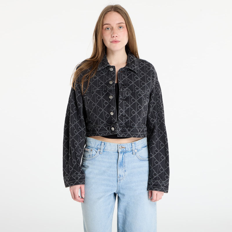 Calvin Klein Jeans Articulated Denim Jacket Black