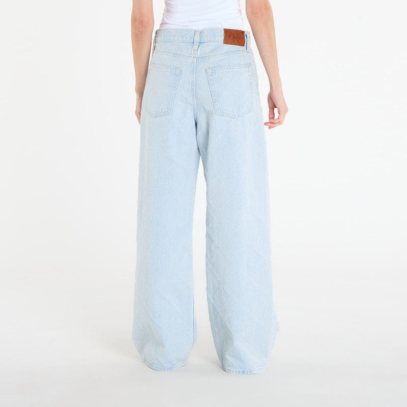 Jeansy Calvin Klein Jeans Low Rise Baggy Needle Jeans Blue