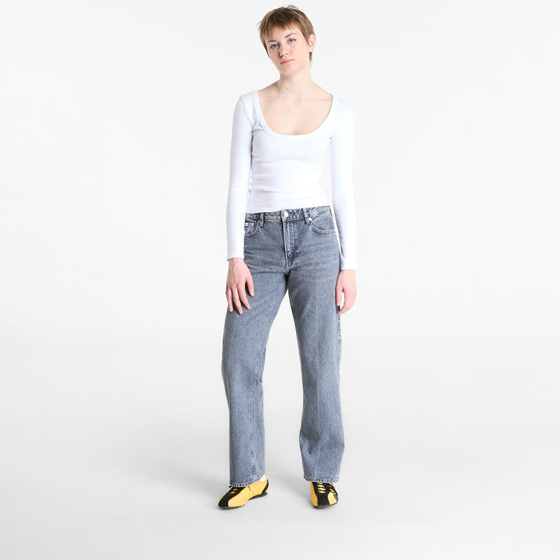Jeansy Calvin Klein Jeans 90S Straight As Jeans Gray