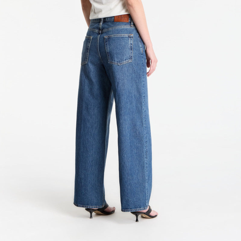 Jeansy Calvin Klein Jeans Low Rise Baggy Jeans Blue Rodeo