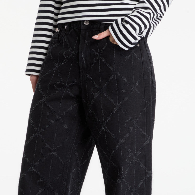 Jeansy Calvin Klein Low Rise Baggy Blue
