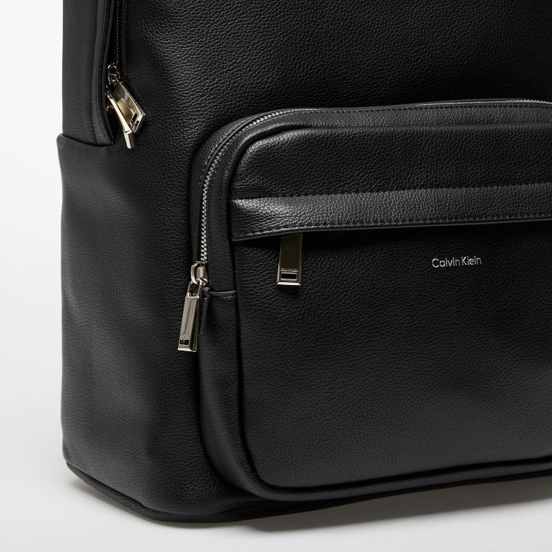 Calvin Klein Raised Round Backpack Black