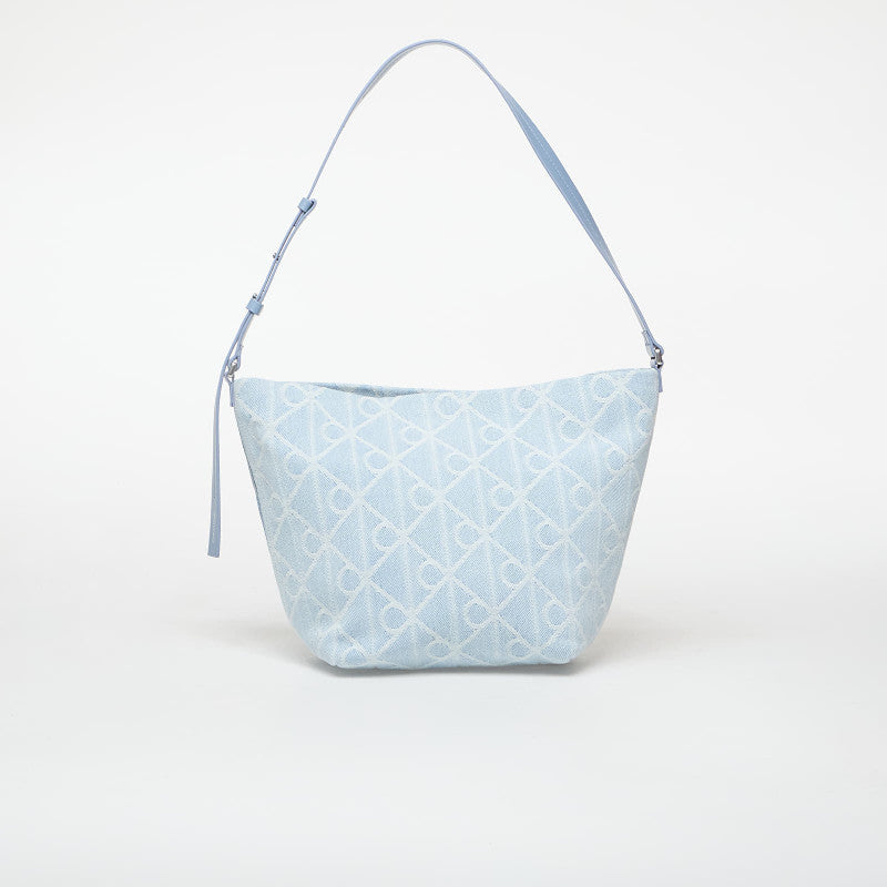 Calvin Klein Emblem Aop Denim Bucket Blue