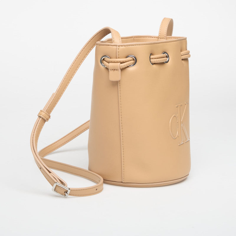 Calvin Klein Bold Ck Small Bucket Bag Tannin