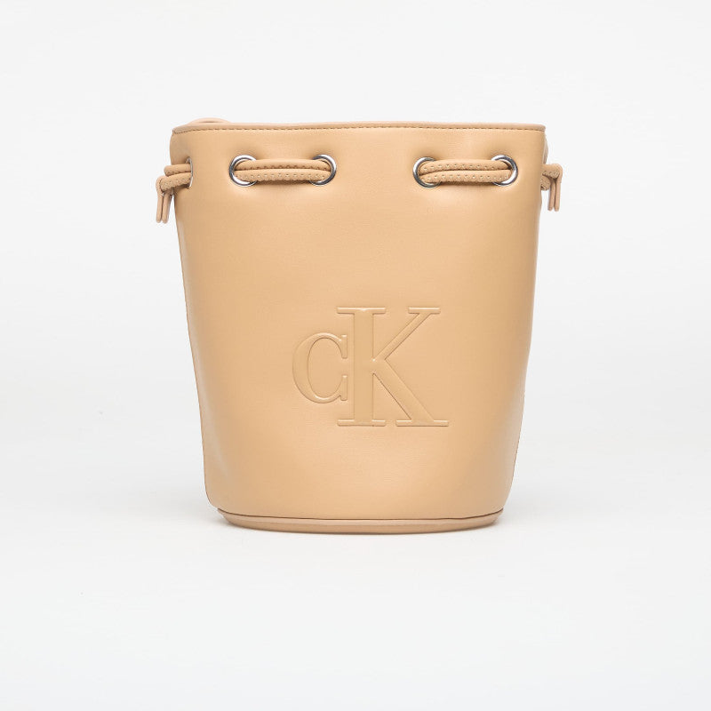 Calvin Klein Bold Ck Small Bucket Bag Tannin